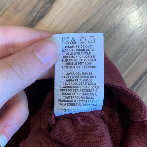 Kid's Unisex Garanimals Burgundy Quilted Christmas Tree Cotton Sweatshirt 18M - Picture 5 of 6